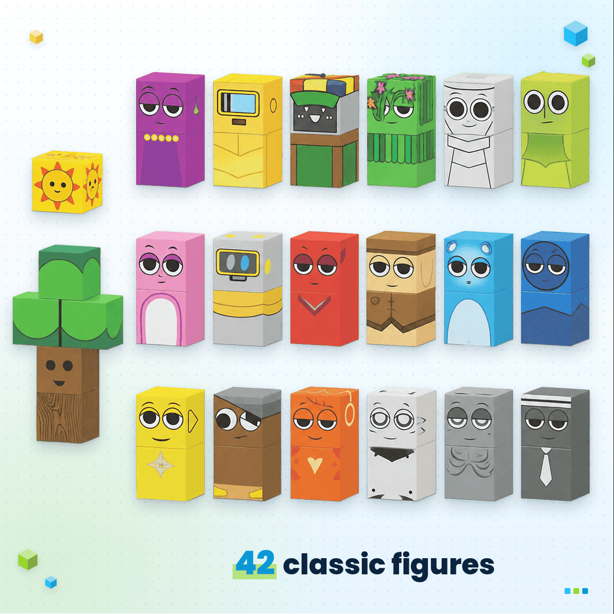 Magnet Heroes creative figures