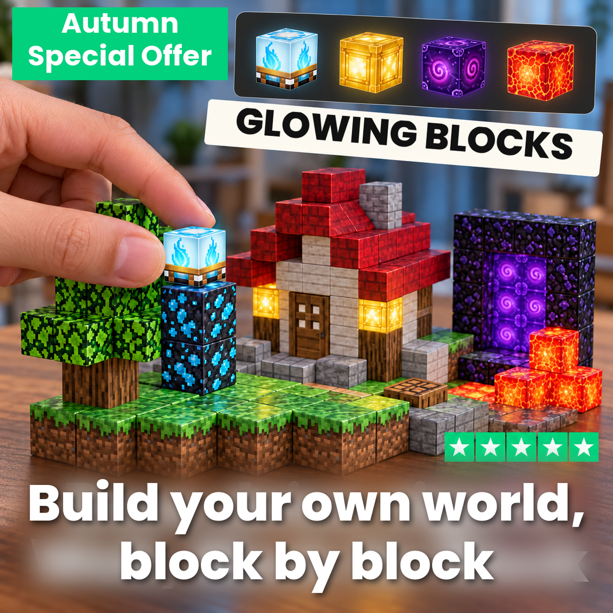 LED magnetic blocks