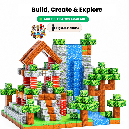Pixel magnetic blocks